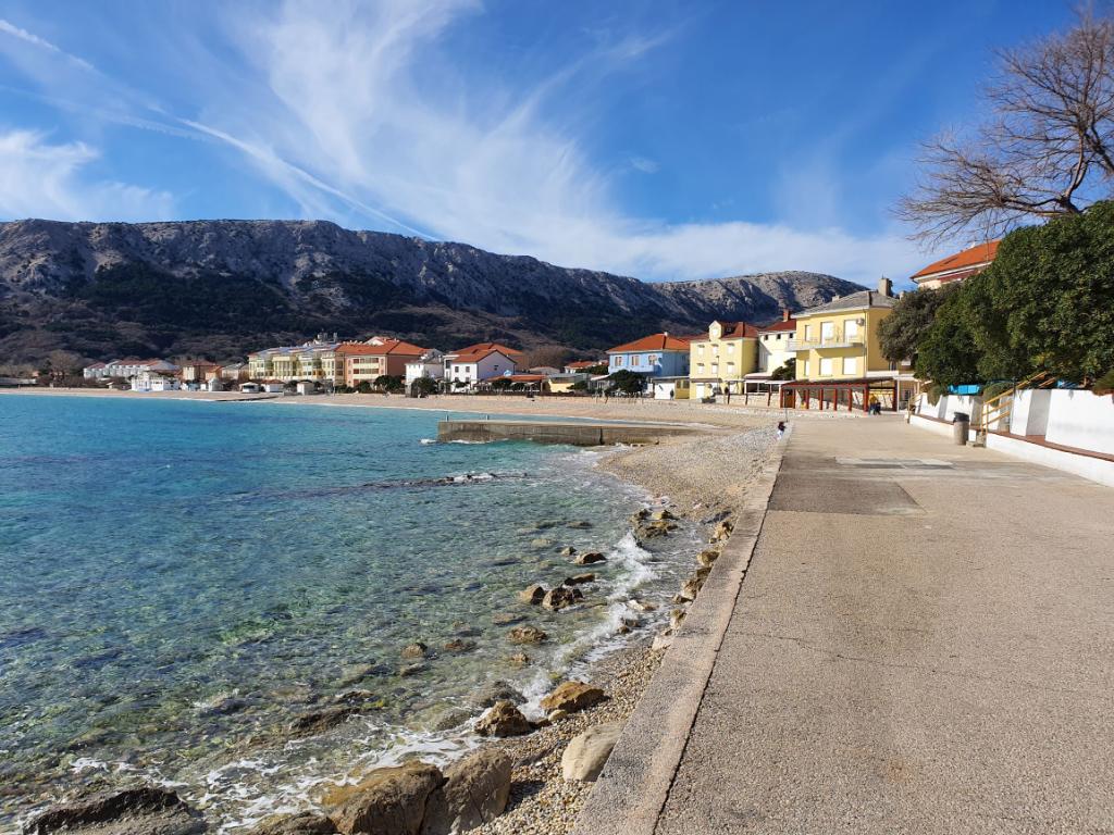 Baška - početak plaže
