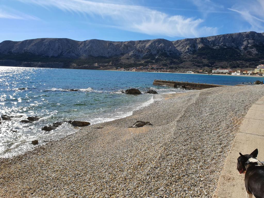Baška - početak plaže