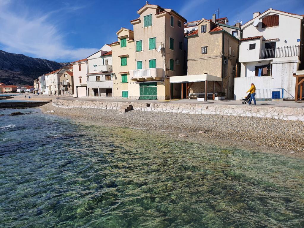 Baška - početak plaže