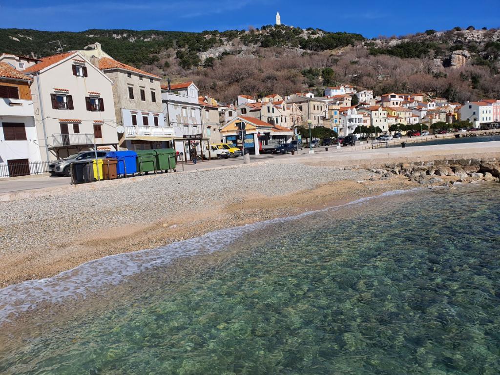 Baška - početak plaže