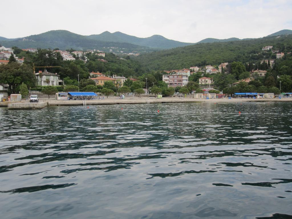 Kupalište Ičići - početak